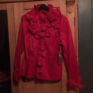 Samuel Dong Ruffle Blouse